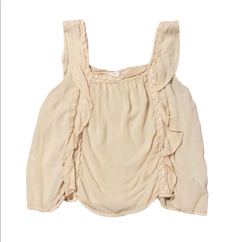 XHILARATION Ruffle Crop Tank top - Picture 5 of 8
